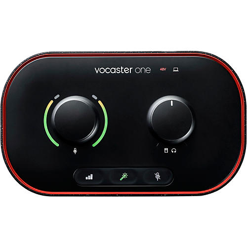 Focusrite Vocaster One Podcasting Interface for Solo Content Creators