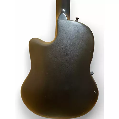 Used Ovation 1866 Legend Black 12 String Acoustic Electric Guitar Black