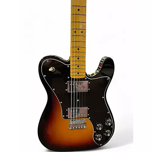 Used 2020s Fender american vintage telecaster deluxe 3 Tone Sunburst Solid Body Electric Guitar 3 Tone Sunburst