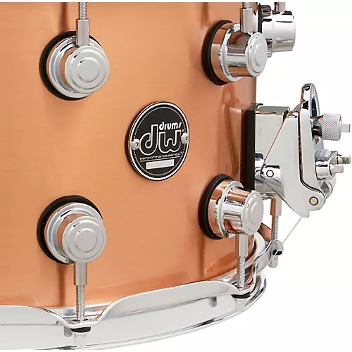DW DW Performance Series 1 mm Polished Copper Snare Drum 14 x 6.5 in.