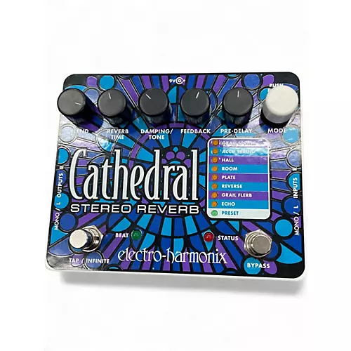 Used Electro-Harmonix Cathedral Stereo Reverb Effect Pedal