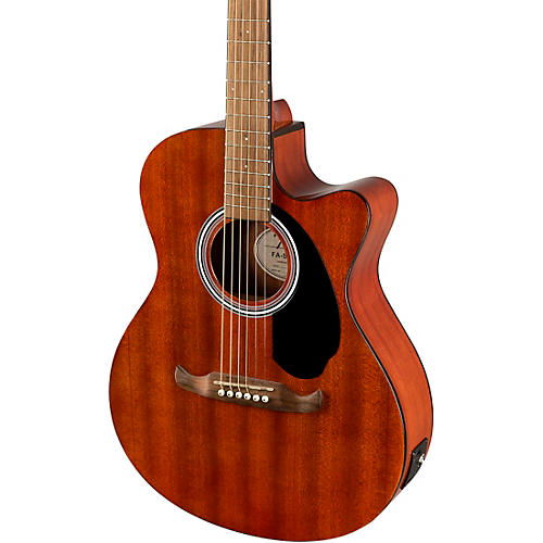 Fender FA-135CE All-Mahogany Concert Acoustic-Electric Guitar Mahogany