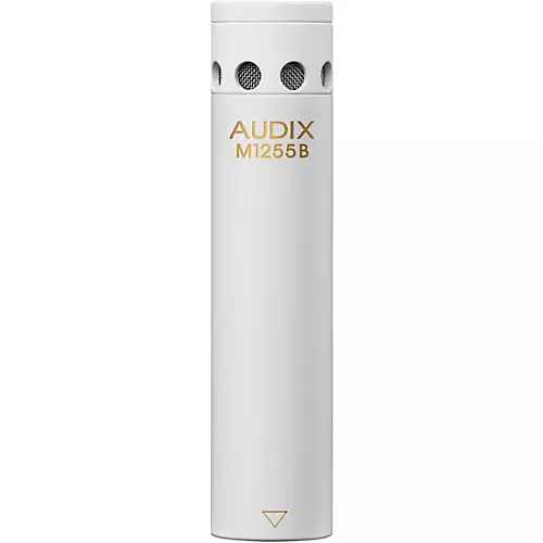 Audix M1255B Miniturized High Output Condenser Microphone for Distance Miking Supercardioid White