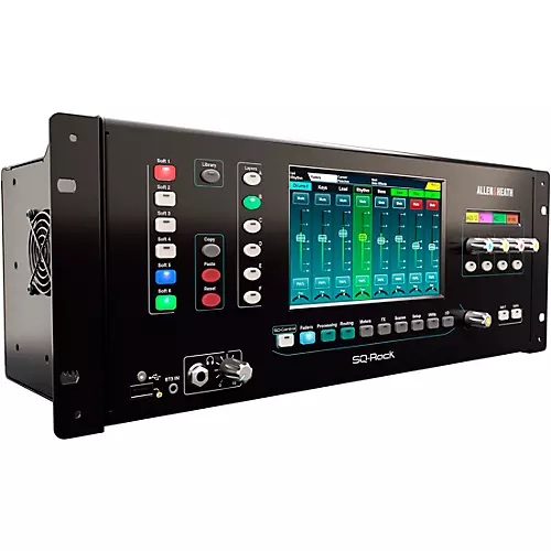 Allen & Heath SQ-RACK 48-Channel 96kHz XCVI Core Rack Mountable Digital Mixer With 7