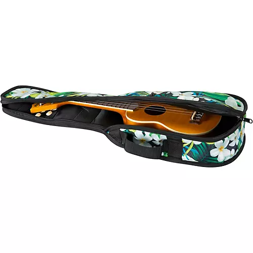Road Runner Ukulele Gig Bag in a Box Hawaiian Floral Soprano