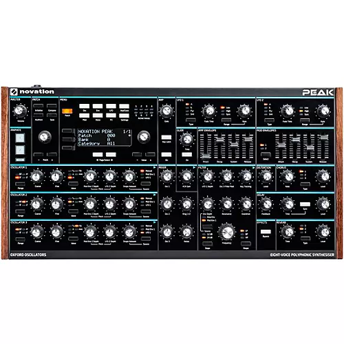 Novation Peak Desktop Synthesizer With Decksaver Cover and Stand