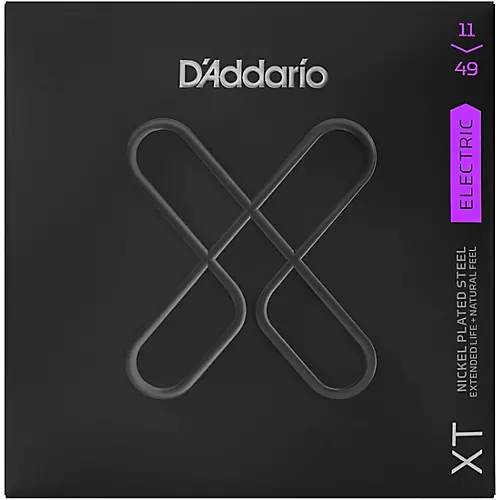 D'Addario XT Nickel Plated Steel Electric Guitar Coated Strings .010-.052 Light Top Heavy Bottom