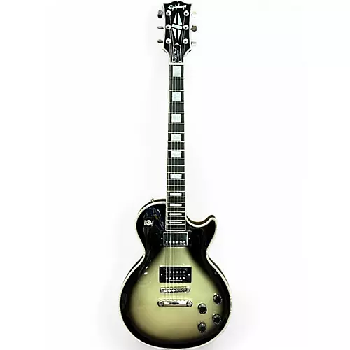 Used 2023 Epiphone Adam Jones 1979 Les Paul Custom Silverburst Solid Body Electric Guitar Silverburst