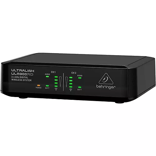 Behringer ULM302MIC High-Performance 2.4 GHz Digital Wireless System with 2 Handheld Microphones