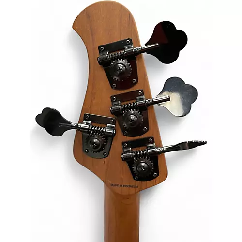 Used 2024 Sterling by Music Man Ray34 Neptune Blue Satin Electric Bass Guitar Neptune Blue Satin