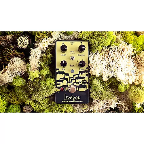 EarthQuaker Devices Ledges Tri-Dimensional Reverberation Machine Effects Pedal Grey