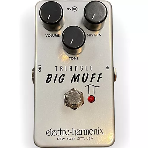 Used Electro-Harmonix Big Muff Triangle Pi Distortion Effect Pedal