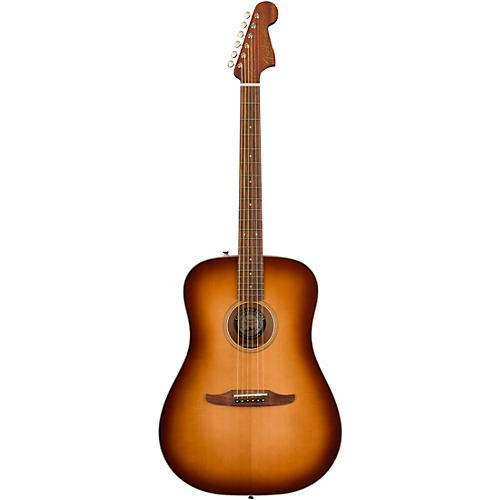 Fender California Redondo Spruce-Mahogany Acoustic-Electric Guitar Aged Cognac Burst