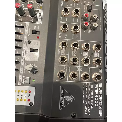 Used Behringer PMP4000 Powered Mixer