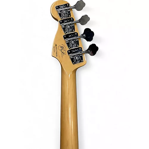 Used Fender Roger Waters Signature Precision Bass Black Electric Bass Guitar Black