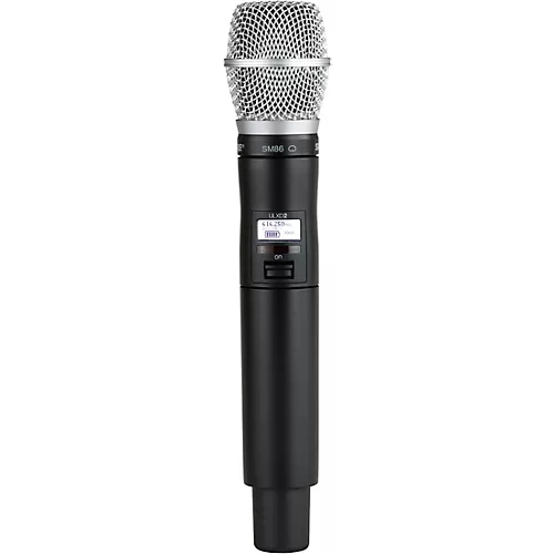 Shure ULXD2/SM86 Handheld Transmitter With SM86 Microphone, 174-216mHz Band V50