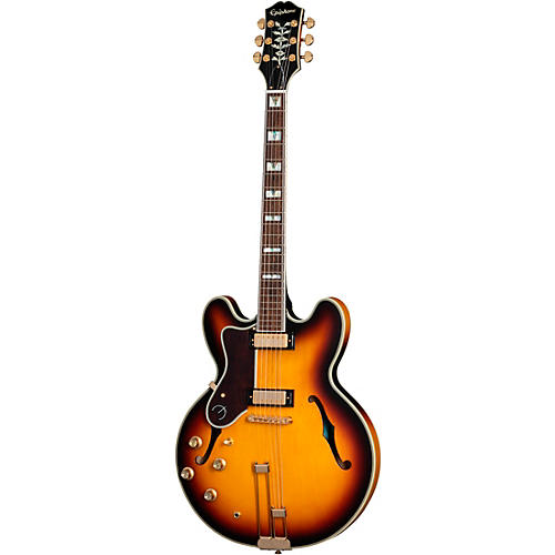 Epiphone Sheraton Left-Handed Semi-Hollow Electric Guitar Natural