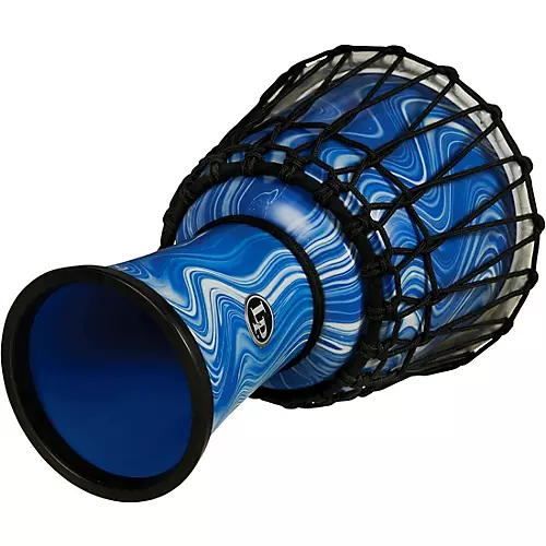 LP World 10 inch Rope Tuned Circle Djembe Black