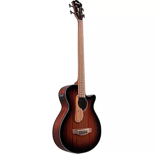 Ibanez AEGB24E Acoustic-Electric Bass Guitar Black Gloss
