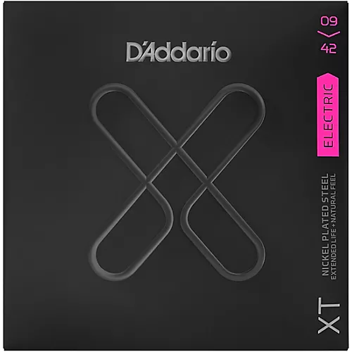 D'Addario XT Nickel Plated Steel Electric Guitar Coated Strings .010-.052 Light Top Heavy Bottom