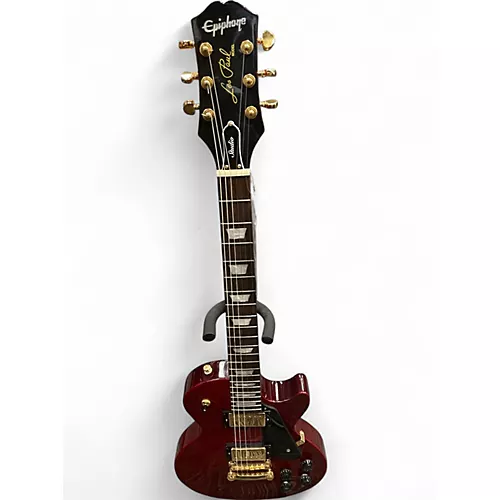 Used Epiphone Gothic Les Paul Studio Wine Red Solid Body Electric Guitar Wine Red