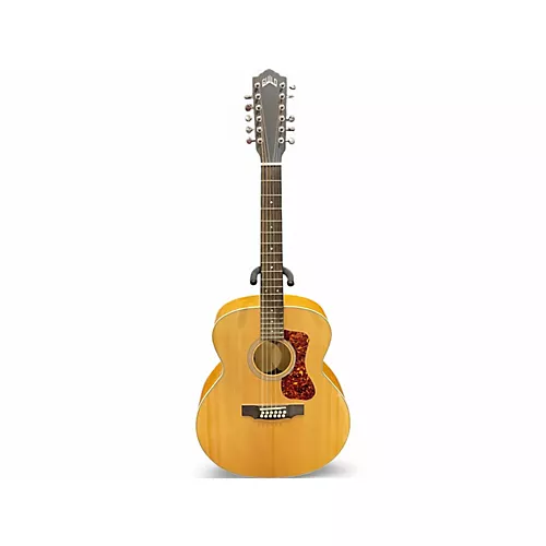 Used Guild F2512E Natural 12 String Acoustic Electric Guitar Natural