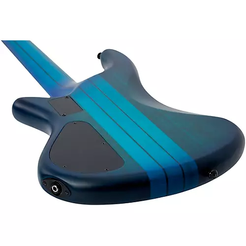 Schecter Guitar Research Stiletto Studio-5 5-String Electric Bass Guitar Ocean Blue Burst