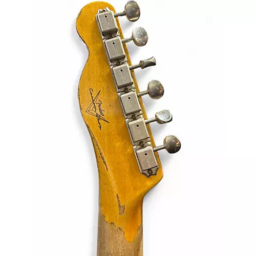 Used 2022 Fender 1957 Relic Stratocaster Esquire Black Solid Body Electric Guitar Black