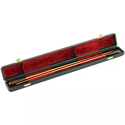 Donato Baton Hard Case Black Leather Cover 2 Baton Case