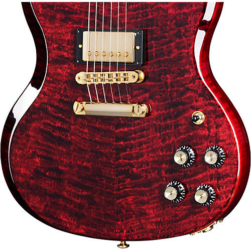 Gibson SG Supreme Electric Guitar Translucent Ebony Burst