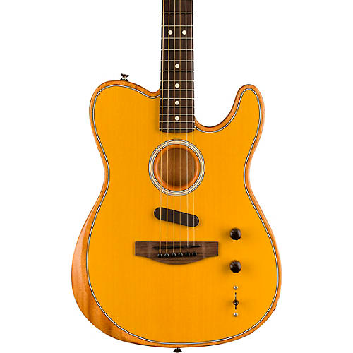 Fender Acoustasonic Player Telecaster Acoustic-Electric Guitar Brushed Black