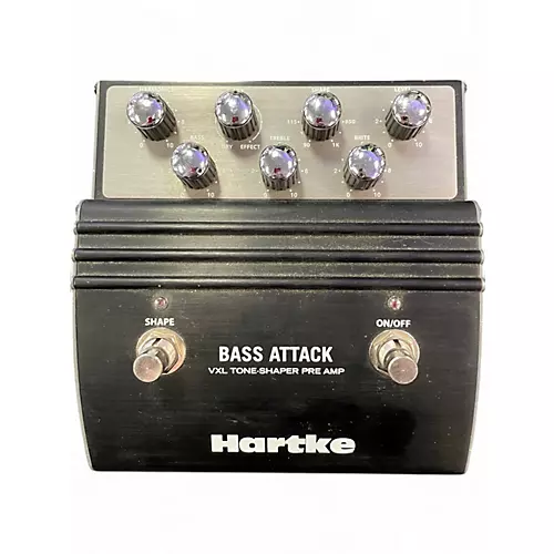 Used Hartke BASS ATTACK VXL TONE-SHAPER PRE AMP Bass Effect Pedal