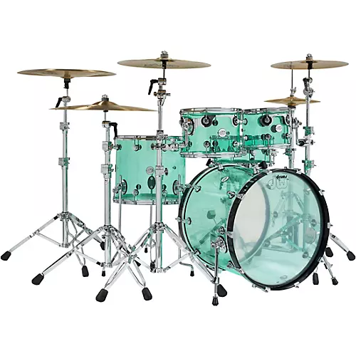 Open-Box Design Series Acrylic 5-Piece Shell Pack With Chrome Hardware Condition 1 - Mint  Sea Glass