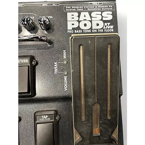 Used Line 6 Bass Pod XT Live Bass Effect Pedal