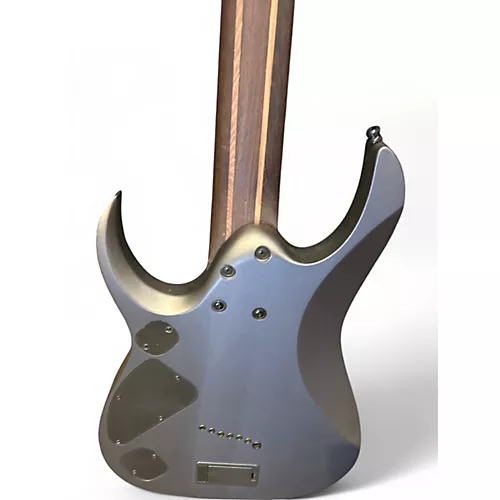 Used Ibanez RGD71ALMS Axion 7 String Black Aurora Burst Solid Body Electric Guitar Black Aurora Burst