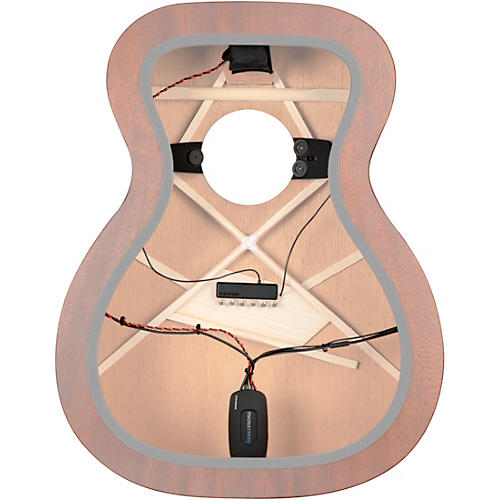 Fishman PowerTap Infinity - Body Sensor with Undersaddle Pickup Narrow Format Black Narrow Split