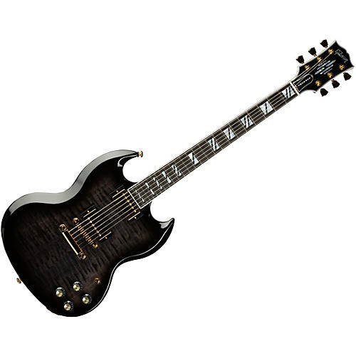 Gibson SG Supreme Electric Guitar Translucent Ebony Burst