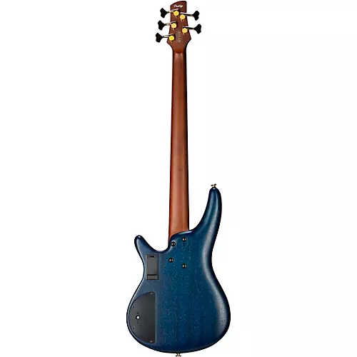 Ibanez Prestige SR6605 5-String Electric Bass Guitar Ghost Fleet Blue Burst