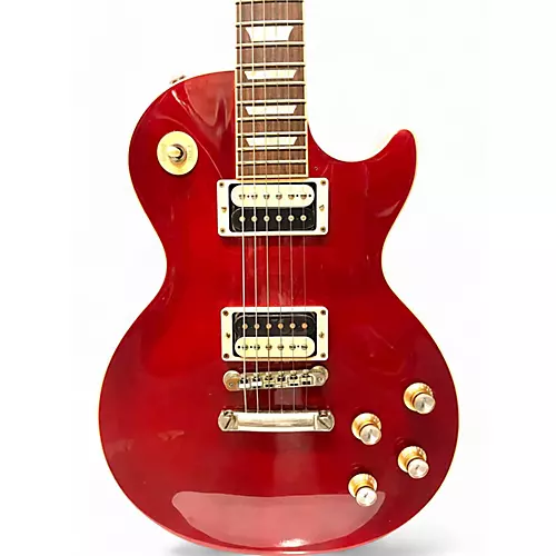 Used Gibson Les Paul Classic Cherry Solid Body Electric Guitar Cherry