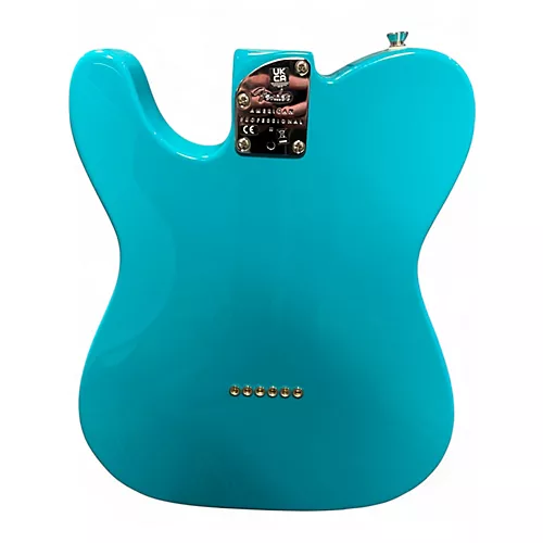 Used Fender American Professional II Telecaster miami blue Solid Body Electric Guitar miami blue
