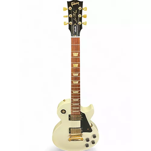 Used 2012 Gibson LES PAUL STUDIO Antique Ivory Solid Body Electric Guitar Antique Ivory