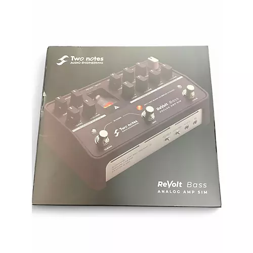 Used Two Notes AUDIO ENGINEERING ReVolt Bass Analog Amp Sim Tube Bass Preamp