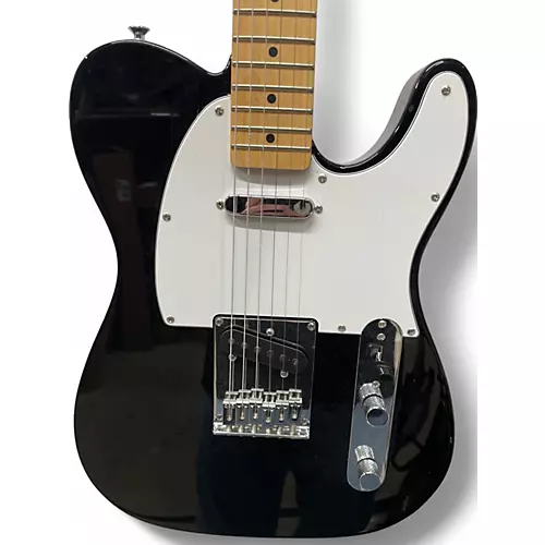 Used 2024 Squier Affinity Telecaster Black Solid Body Electric Guitar Black