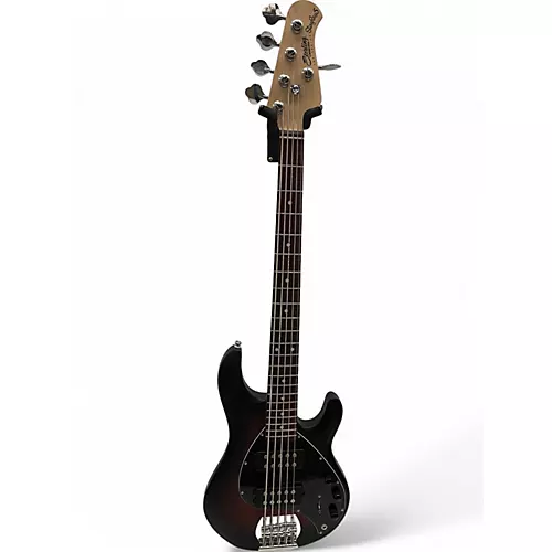 Used Sterling by Music Man Sting Ray 5 HH Ruby Red Burst Electric Bass Guitar Ruby Red Burst