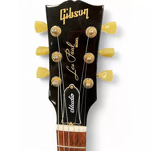 Used 2012 Gibson LES PAUL STUDIO Antique Ivory Solid Body Electric Guitar Antique Ivory