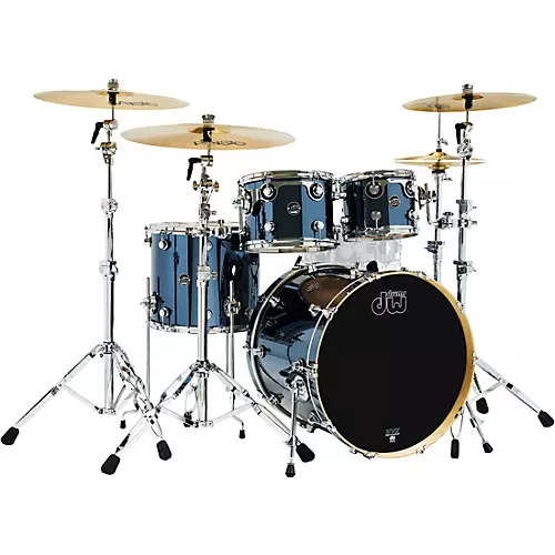 DW 4-Piece Performance Series Shell Pack Hard Satin Charcoal Metallic