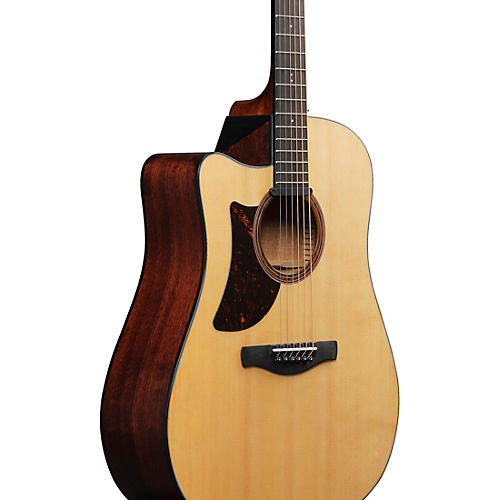 Ibanez AAD170LCE Advanced Cutaway Left-Handed Sitka Spruce-Okoume Dreadnought Acoustic-Electric Guitar Natural