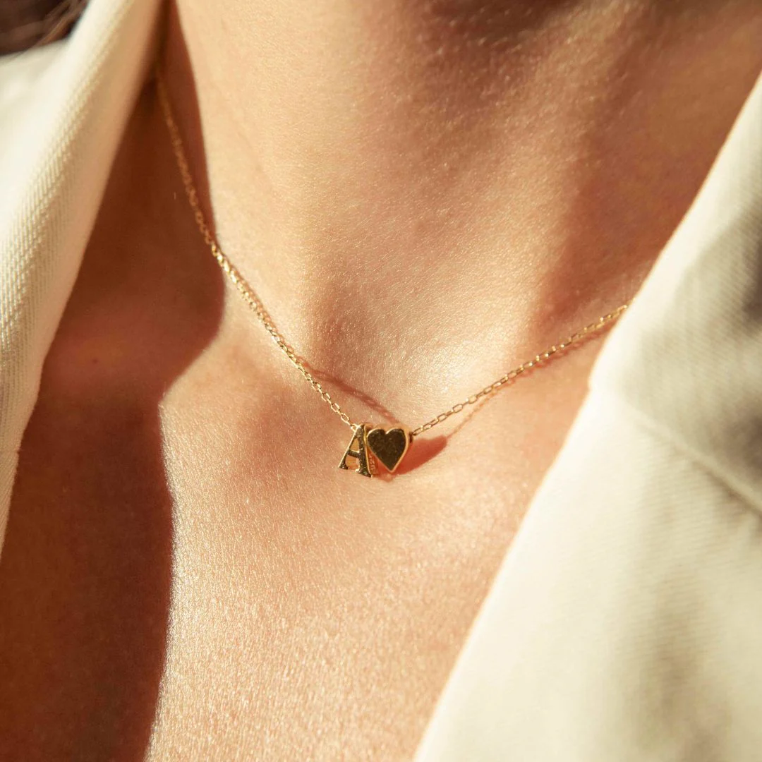 Herz Buchstabenkette