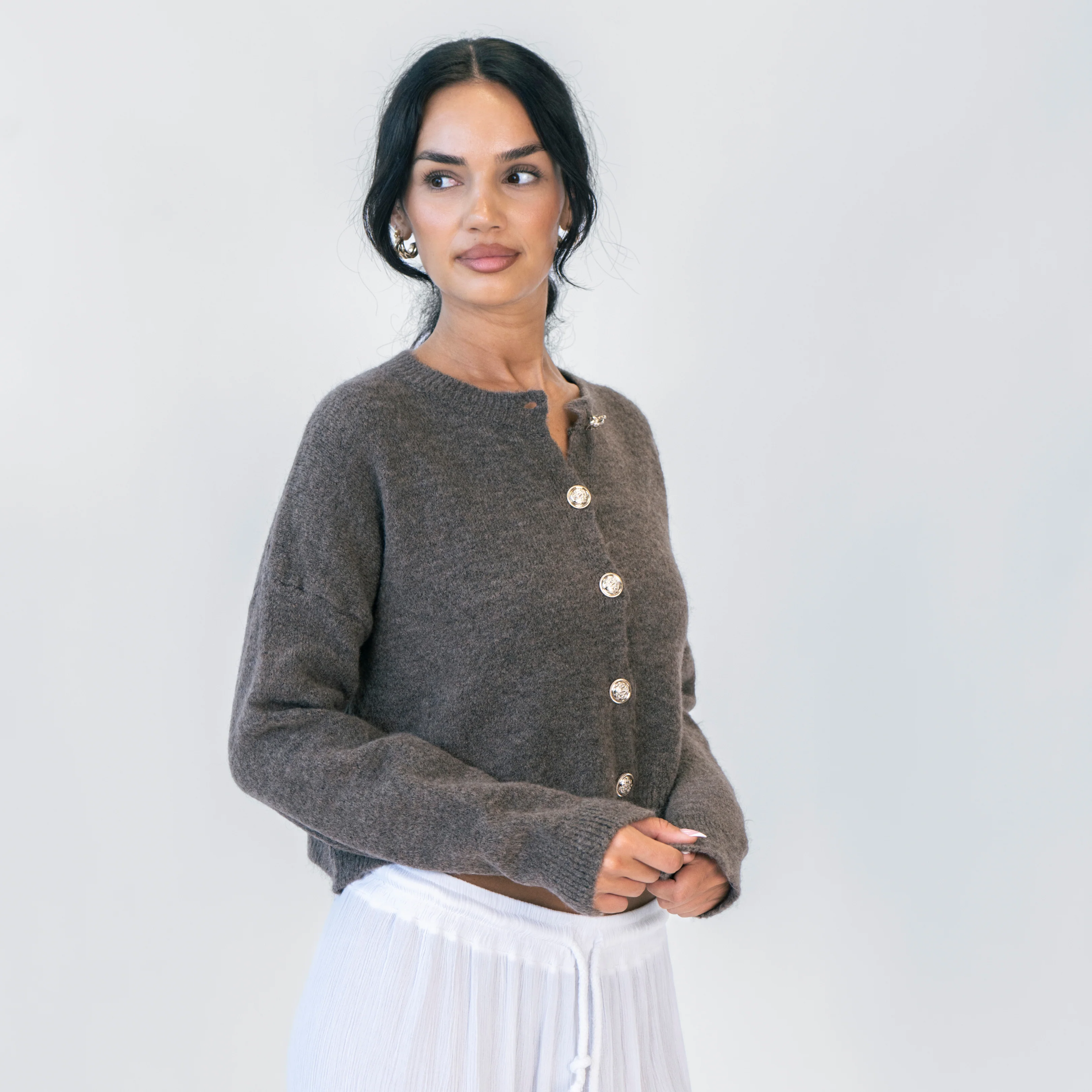 Glow Button Cardigan