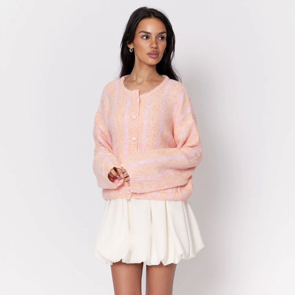 Sweetheart Stripe Cardigan